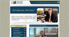 Desktop Screenshot of cadalaw.com